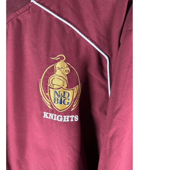 Russell Men's Athletic Jacket Size M Maroon Sweatshirt Pullover Knights Team - Picture 4 of 13